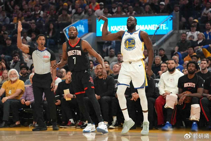 火箭险胜勇士申京关键上篮逆转战局